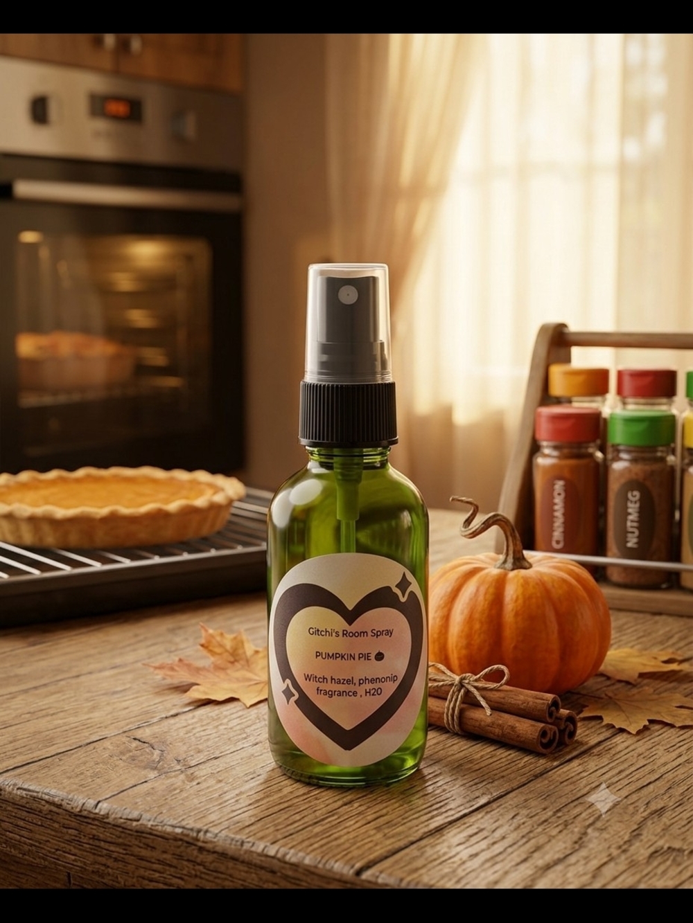Pumpkin Pie Room Spray — Green